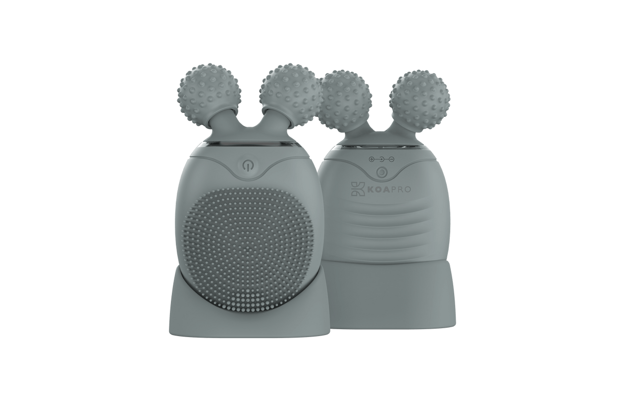 Product Page Carousel Image- KOAPRO Face Cleansing & Massage Device front and back